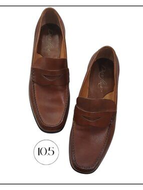 dexflex comfort Men's Brown Leather Penny Loafers